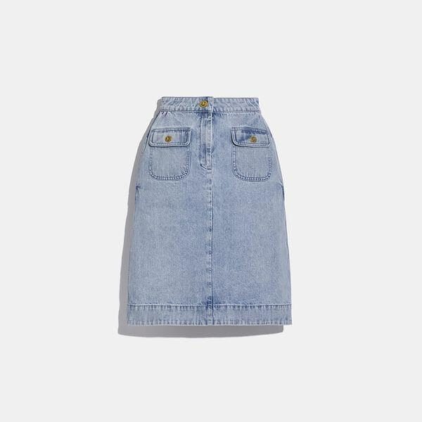 Fashion 4 - Washed Denim Skirt