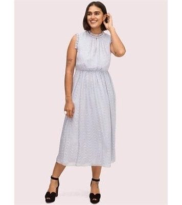 Fashion 4 - Wavy Dot Silk Dress