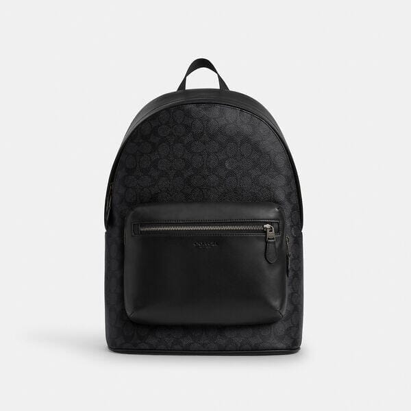 Fashion 4 - West Backpack In Signature Canvas