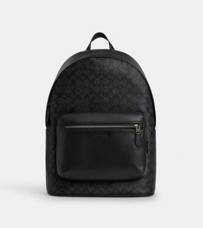 Fashion 4 - West Backpack In Signature Canvas