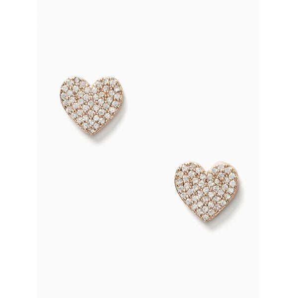 Fashion 4 - Yours Truly Pave Heart Studs