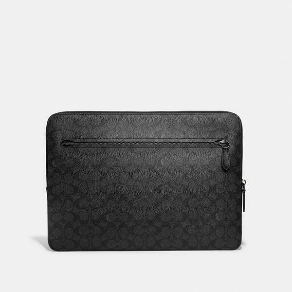 Fashion 4 - Zip Around Laptop Case In Signature Canvas