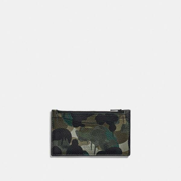 Fashion 4 - Zip Card Case With Camo Print