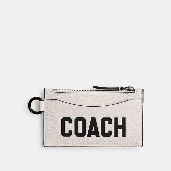Fashion 4 - Zip Card Case With Coach Graphic