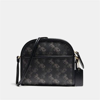Fashion 4 - Zip Crossbody With Horse And Carriage Print