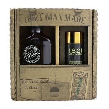 OJAM Online Shopping - 18.21 Man Made Man Made Wash & Deodorant Set - # Spiced Vanilla: 1x Shampoo