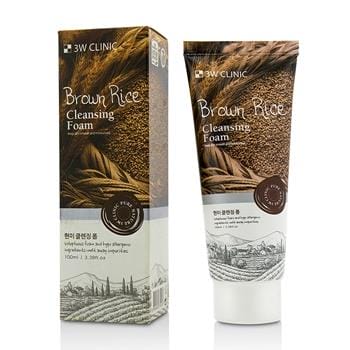 OJAM Online Shopping - 3W Clinic Cleansing Foam - Brown Rice 100ml/3.38oz Skincare