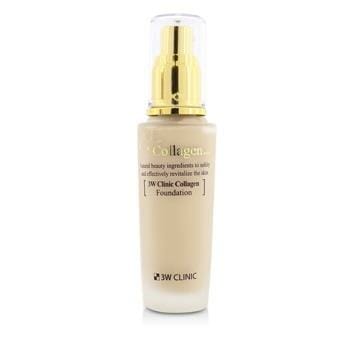 OJAM Online Shopping - 3W Clinic Collagen Foundation - # 21 (Transparent Beige) (Exp. Date 06/2022) 50ml/1.67oz Make Up