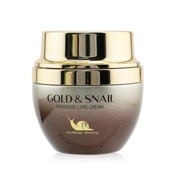 OJAM Online Shopping - 3W Clinic Gold & Snail Intensive Care Cream (Whitening/ Anti-Wrinkle) 55g/1.94oz Skincare