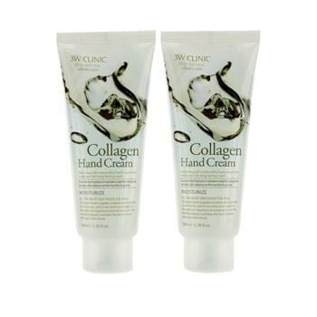 OJAM Online Shopping - 3W Clinic Hand Cream Duo Pack - Collagen 2x100ml/3.38oz Skincare