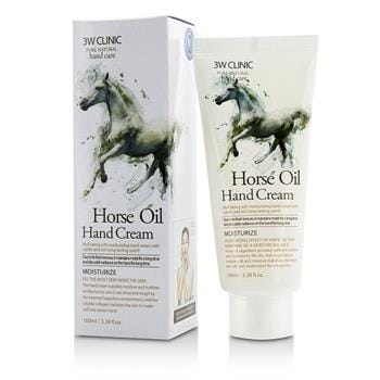 OJAM Online Shopping - 3W Clinic Hand Cream - Horse Oil 100ml/3.38oz Skincare