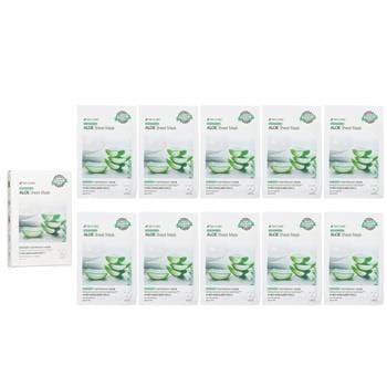 OJAM Online Shopping - 3W Clinic Mask Sheet - Essential Up Aloe 10pcs x 25ml Skincare