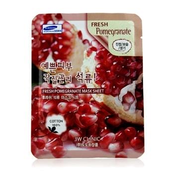 OJAM Online Shopping - 3W Clinic Mask Sheet - Fresh Pomegranate 10pcs Skincare