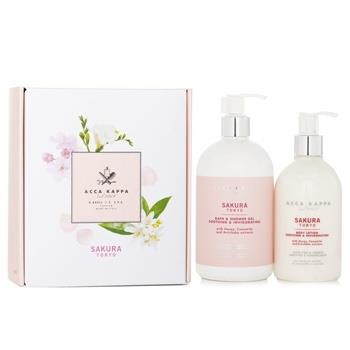 OJAM Online Shopping - Acca Kappa Sakura Tokyo Body Care Gift Set: 2pcs Ladies Fragrance