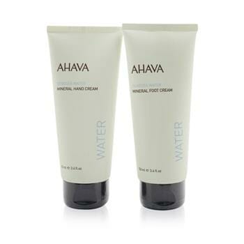 OJAM Online Shopping - Ahava Essential Hydration Hand & Foot Duo Kit: Deadsea Water Mineral Hand Cream 100ml+ Deadsea Water Mineral Foot Cream 100ml 2pcs Skincare