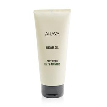 OJAM Online Shopping - Ahava Superfood Kale & Turmeric Shower Gel (Box Slightly Damaged) 200ml/6.8oz Skincare