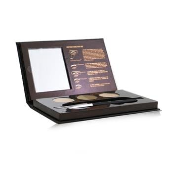 OJAM Online Shopping - Anastasia Beverly Hills Beauty Express For Brows & Eyes Kit (Brow Powder Duo + Brow Wax Cream + Eyeshadow Duo + Stencils + Angled Brush) - # Blonde 5pcs Make Up