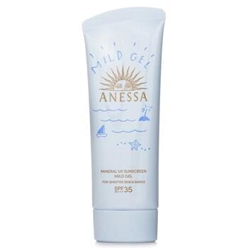 OJAM Online Shopping - Anessa Mineral UV Sunscreen Mild Gel SPF35 For Sensitive Skin & Babies 90g Skincare