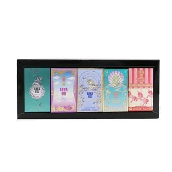 OJAM Online Shopping - Anna Sui Miniature Coffret: Secret Wish 5ml + Sky 5ml +Fantasia 5ml  + Fantasia Mermaid 5ml + Fantasia Forever 5ml 5x5ml/0.17oz Ladies Fragrance