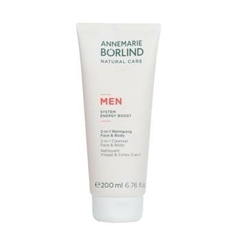 OJAM Online Shopping - Annemarie Borlind Men System Energy Boost 2-in-1 Cleanser Face & Body 200ml/6.76oz Men's Skincare