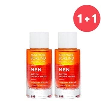 OJAM Online Shopping - Annemarie Borlind 【1+1 Set】Men System Energy Boost 2-Phase Beard Oil 30ml/1.01oz Men's Skincare