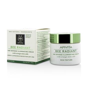 OJAM Online Shopping - Apivita Bee Radiant Age Defense Illuminating Cream - Rich Texture 50ml/1.76oz Skincare