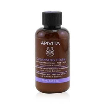 OJAM Online Shopping - Apivita Cleansing Creamy Foam For Face & Eyes (Mini Size) 75ml/2.54oz Skincare