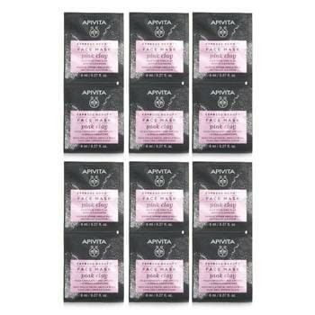 OJAM Online Shopping - Apivita Express Beauty Face Mask with Pink Clay (Gentle Cleansing) (unboxed) 6x(2x8ml) Skincare