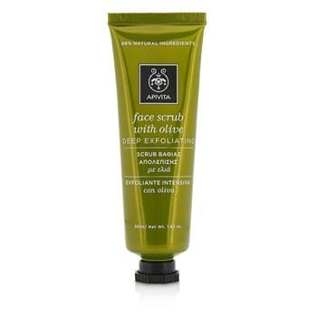 OJAM Online Shopping - Apivita Face Scrub With Olive - Deep Exfoliating 50ml/1.82oz Skincare