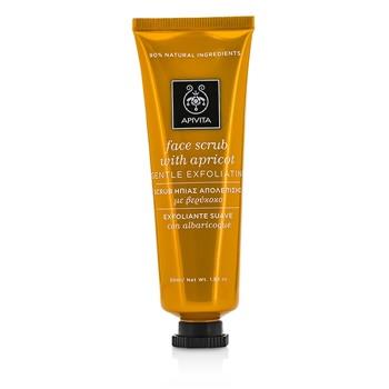 OJAM Online Shopping - Apivita Face Scrub with Apricot - Gentle Exfoliating 50ml/1.83oz Skincare