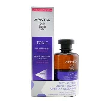 OJAM Online Shopping - Apivita Hair Loss Lotion with Hippophae TC & Lupine Protein 150ml FREE Men's Tonic Shampoo 250ml 2pcs Hair Care