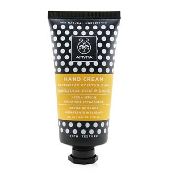 OJAM Online Shopping - Apivita Intensive Moisturizing Hand Cream with Hyaluronic Acid & Honey - Rich Texture 50ml/1.72oz Skincare