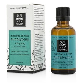 OJAM Online Shopping - Apivita Massage Oil With Eucalyptus 50ml/1.7oz Skincare