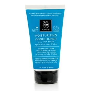OJAM Online Shopping - Apivita Moisturizing Conditioner with Hyaluronic Acid & Aloe (For All Hair Types) 150ml/5.07oz Hair Care