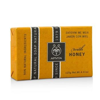 OJAM Online Shopping - Apivita Natural Soap With Honey 125g/4.41oz Skincare