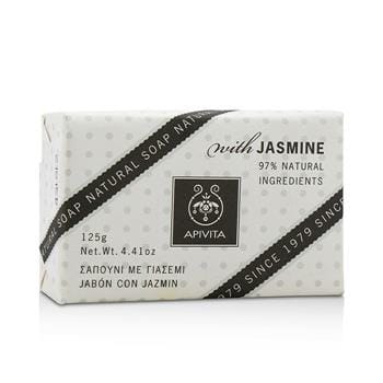 OJAM Online Shopping - Apivita Natural Soap With Jasmine 125g/4.41oz Skincare