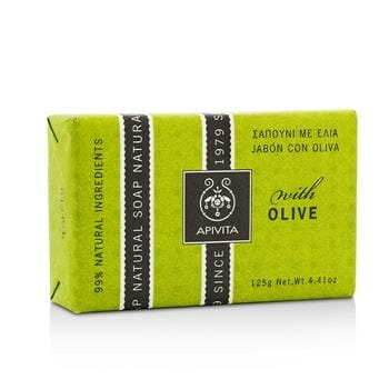 OJAM Online Shopping - Apivita Natural Soap With Olive 125g/4.41oz Skincare