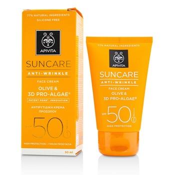 OJAM Online Shopping - Apivita Suncare Anti-Wrinkle Face cream SPF 50 50ml/1.7oz Skincare