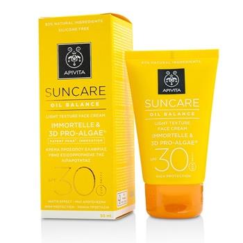 OJAM Online Shopping - Apivita Suncare Oil Balance Light Texture Face Cream SPF 30 50ml/1.7oz Skincare