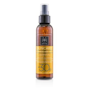 OJAM Online Shopping - Apivita Suncare Tanning Body Oil SPF 30 With Sunflower & Carrot 150ml/5oz Skincare