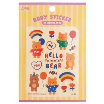 OJAM Online Shopping - April Korea April Body Sticker - # AT 02 1pc Make Up