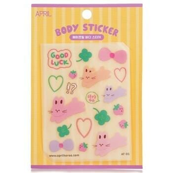 OJAM Online Shopping - April Korea April Body Sticker - # AT 03 1pc Make Up