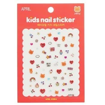 OJAM Online Shopping - April Korea April Kids Nail Sticker - # A014K 1pack Make Up