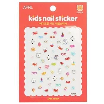 OJAM Online Shopping - April Korea April Kids Nail Sticker - # A019K 1pack Make Up