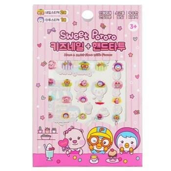 OJAM Online Shopping - April Korea Pororo Nail + Hand Tattoo - # SPR 03 1pc Make Up