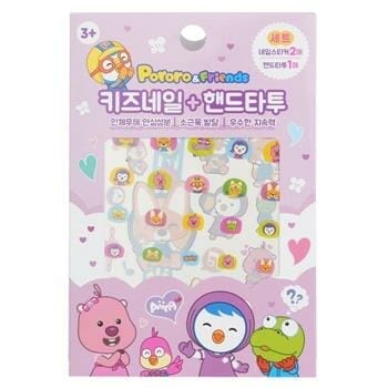 OJAM Online Shopping - April Korea Pororo Nail + Hand Tattoo - # SPR 04 1pc Make Up