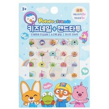 OJAM Online Shopping - April Korea Pororo Nail + Hand Tattoo - # SPR 05 1pc Make Up