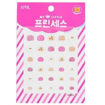 OJAM Online Shopping - April Korea Princess Kids Nail Sticker - # P002K 1pack Make Up