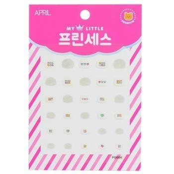 OJAM Online Shopping - April Korea Princess Kids Nail Sticker - # P005K 1pack Make Up