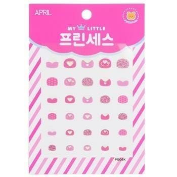 OJAM Online Shopping - April Korea Princess Kids Nail Sticker - # P008K 1pack Make Up